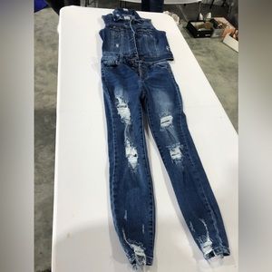 2 piece denim set